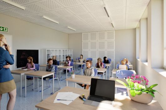 Vizualizace klasické učebny