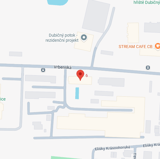 Mapa adresy budovy základní školy ČAG